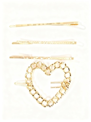 [71224009] HAIR CLIPS CORAZON