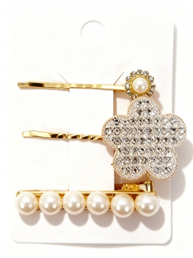 [71224008] HAIR CLIPS FLOR