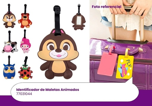 [77031044] IDENTIFICADORES DE MALETA ANIMALITOS
