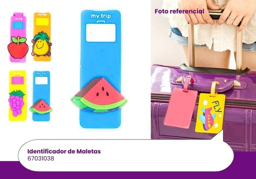 [67031038] IDENTIFICADORES DE MALETA FRUTAS