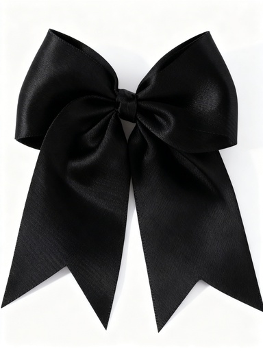 [ELC1340BK] LAZO COQUETTE NEGRO (17CM)