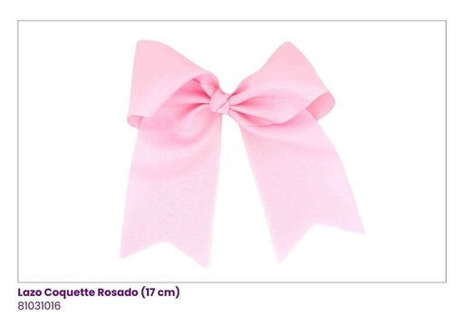 [81031016] LAZOS COQUETTE ROSADO (17CM)