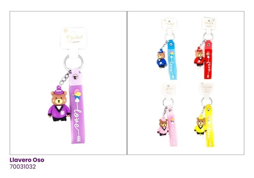 [70031032] LLAVEROS SILICON OSITOS