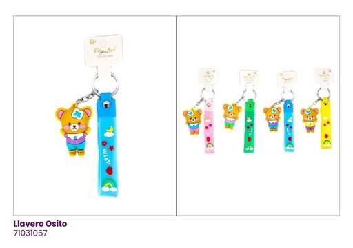 [71031067] LLAVEROS SILICON OSITOS