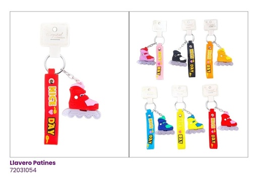 [72031054] LLAVEROS SILICON PATINES