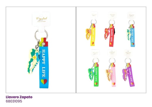 [68031095] LLAVEROS SILICON ZAPATO