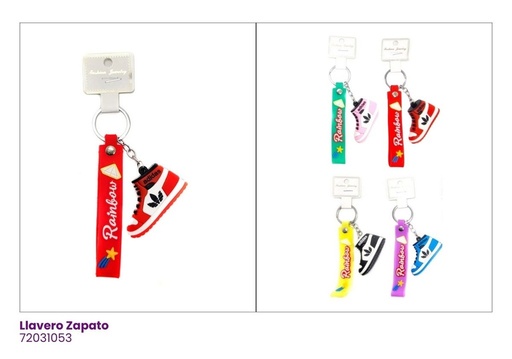 [72031053] LLAVEROS SILICON ZAPATO ADIDAS