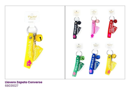 [68031027] LLAVEROS SILICON ZAPATO CONVERSE
