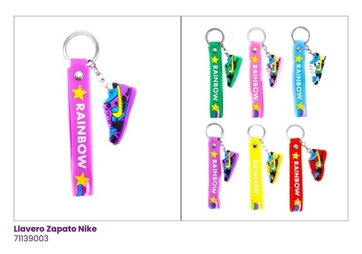 [71139003] LLAVEROS SILICON ZAPATO NIKE