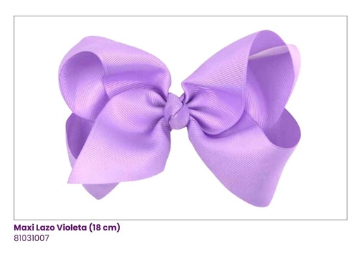 [81031007] MAXI LAZOS VIOLETA (18CM)