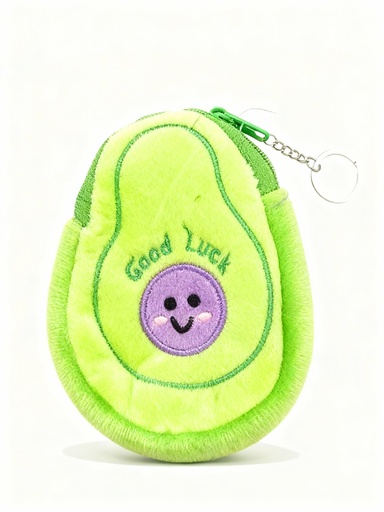 [56031097] MONEDEROS AGUACATE PELUCHE