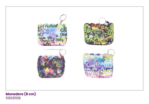 [59031108] MONEDEROS CUERINA GRAFITI