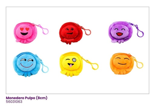 [56031063] MONEDEROS PULPO REVERSIBLE PEQUEÑO