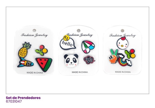 [67031047] PRENDEDORES PANDA