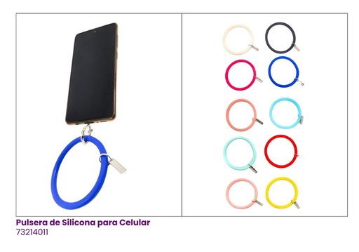 [73214011] PULSERAS CELULAR SILICON CIRCULO
