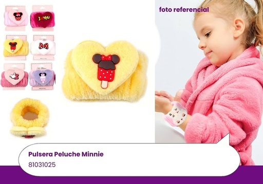 [81031025] PULSERAS PARA NIÑAS PELUCHE MINNIE MOUSE