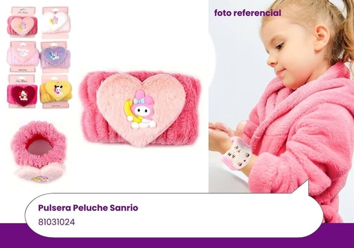 [81031024] PULSERAS PARA NIÑAS PELUCHE SANRIO