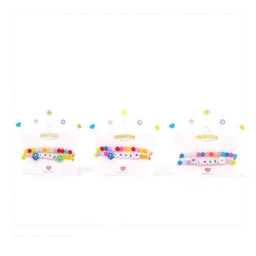 [64027025] PULSERAS PARA NIÑAS SET DE 2 LOVE