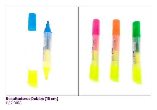 [63219013] RESALTADORES MARCADORES DOBLE NEON