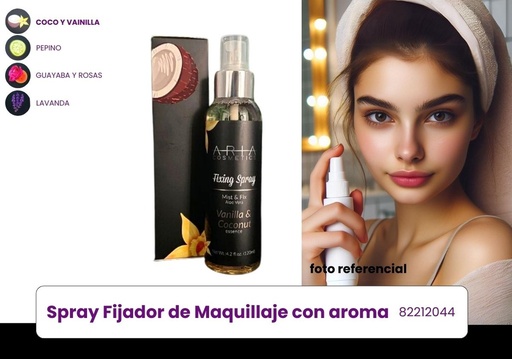 [82212044] SPRAY FIJADOR DE MAQUILLAJE (4 AROMAS)