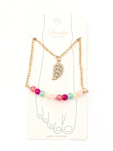 [80224003] TOBILLERAS FANTASIA HOJA