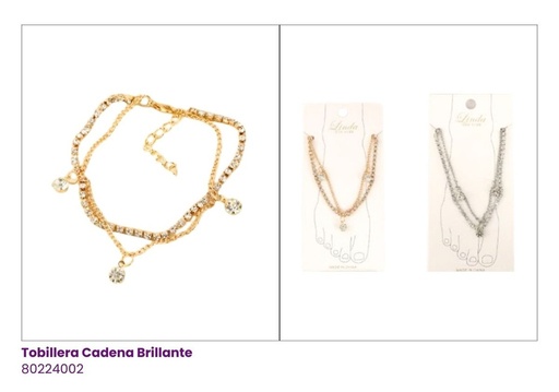 [80224002] TOBILLERAS STRASS DIAMANTE