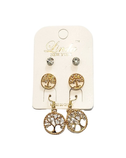[EAR6099019] ZARCILLOS LARGOS ARBOL SET DE 3