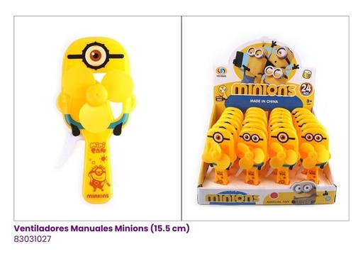 [KNV-7472] VENTILADOR MANUAL MINIONS