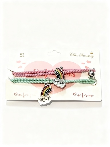 [RBT-1624R] PULSERAS PARA NIÑAS BEST FRIENDS