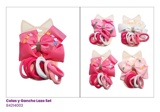 [RBW-0835PK4] GANCHOS LAZO Y COLAS SET 