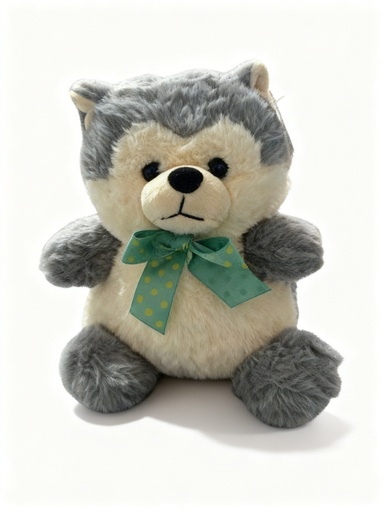 [1021-25] PELUCHES LOBO SIBERIANO PEQUEÑO (25 CM)