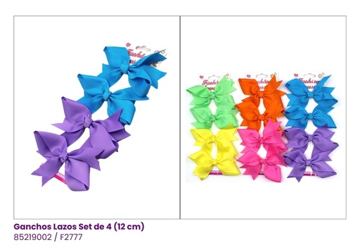 [F2777] GANCHOS LAZOS SET 4