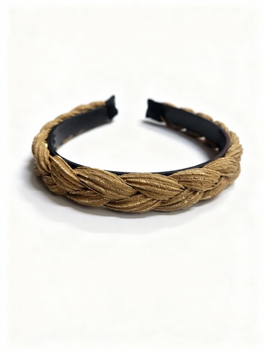 [ELBN2824] CINTILLOS TRENZADOS CAFÉ