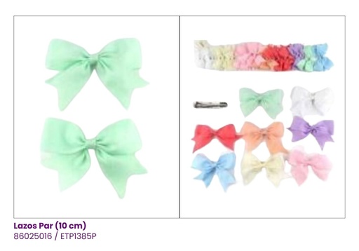 [ETP1385P] LAZOS PAR PASTEL