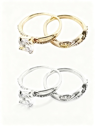 [IRI-935] ANILLOS PIEDRA DOBLE