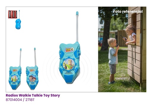 [2718T] RADIO WALKIE TALKIE TOY STORY