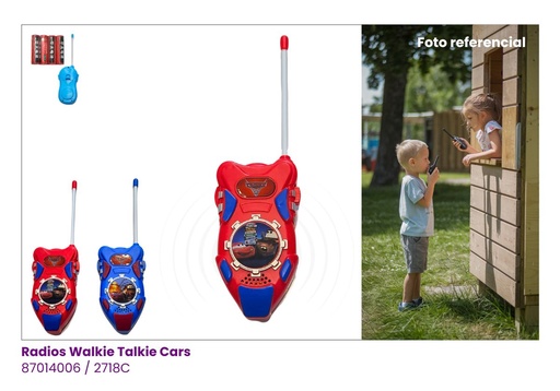 [2718C] RADIO WALKIE TALKIE CARS