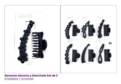[GYH11236] BANANAS GANCHETAS SET DE 2