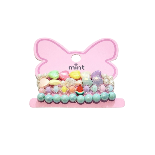 [JAB44086] PULSERAS DE NIÑAS SET DE 4 CORAZON