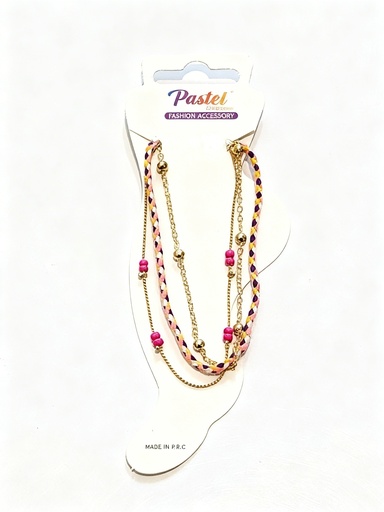 [ENA454] TOBILLERAS SET DE 3 COLORES