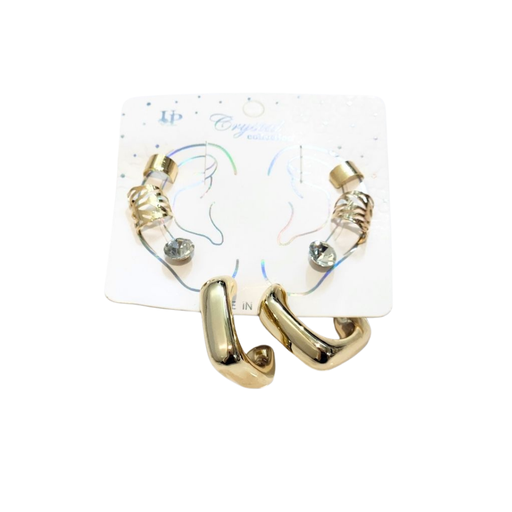 [DER-2065] ARGOLLAS Y  EAR CUFF CHUNKY SET