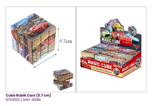[KNV-8086] CUBO RUBIK CARS