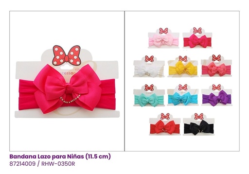 [RHW-0350R] BANDANAS NIÑA LAZO