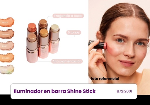 [6953152785025] ILUMINADOR EN BARRA SHINE STICK ARIA 