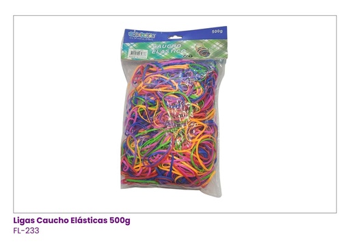 [FL-233] LIGAS CAUCHOS ELASTICOS 500G