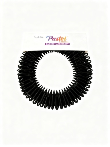 [ENCM445BK] CINTILLO ESPIRAL SET DE 4