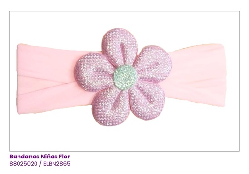 [ELBN2865] BANDANAS NIÑA FLOR COLORES 