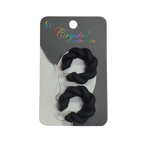 [MER-6850R9] ZARCILLOS EAR CUFF COLORES TRENZADO MATE
