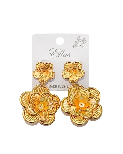 [AER1079C] ZARCILLOS LARGOS FLOR (AER1079C)