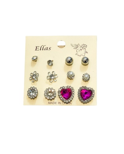 [EER9699B] ZARCILLOS TOPITOS CORAZON SET DE 6